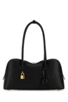Stella Mccartney Structured Shape Shoulder Bag With Gold-tone Hardware In Black