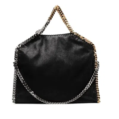 Stella Mccartney Black Tote Piccola Falabella Handbag