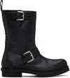 Stella Mccartney Trace Alter Sporty Mat Boots Black In Black