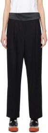 Stella Mccartney Black Tuxedo Trousers In 1000 Black