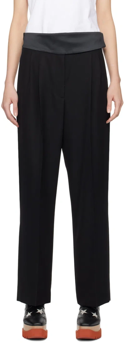 Stella Mccartney Black Tuxedo Trousers In 1000 Black