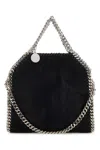 Stella Mccartney Mini Handbag With Chain Strap And Metal Hardware In Black