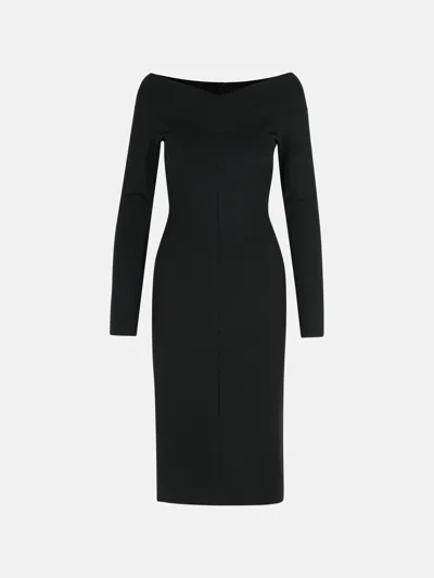 Stella Mccartney Black Viscose Blend Dress
