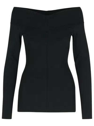 STELLA MCCARTNEY BLACK VISCOSE BLEND TOP