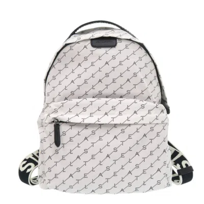 Pre-owned Stella Mccartney Black White Nylon Backpack () In Black, White