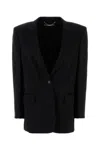 Stella Mccartney Iconic Regular Wool Blazer Jacket In Black