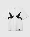 Stella Mccartney Blackbird Graphic Print T-shirt In White