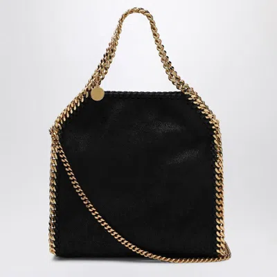 Stella Mccartney Black/gold Falabella Mini Tote Bag