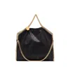 Stella Mccartney Black/metallic Tote Bags