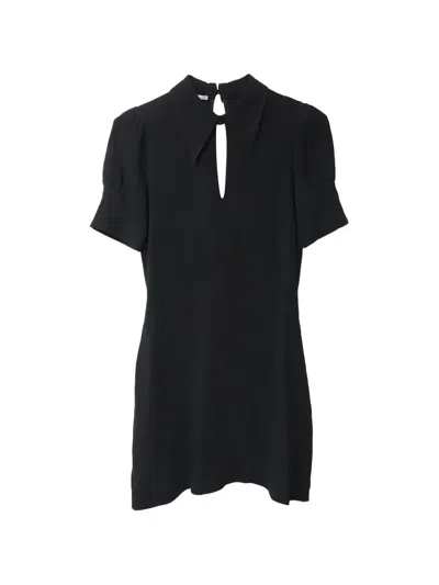 Pre-owned Stella Mccartney Blair Keyhole Mini Dress In Black