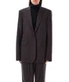 Stella Mccartney Gold Button Single Breast Blazer