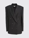 Stella Mccartney Blazer In Viscose And Linen In Black