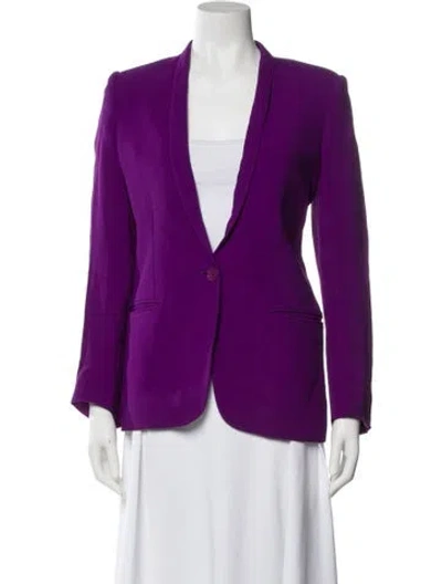 Pre-owned Stella Mccartney Blazer In Purple