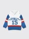 Stella Mccartney Multicolor Sweatshirt For Boy With Logo In Weiss