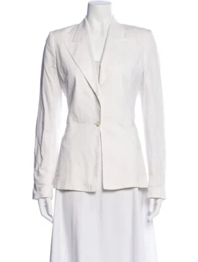 Pre-owned Stella Mccartney Blazer In White