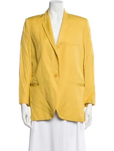 Pre-owned Stella Mccartney Blazer In Yellow