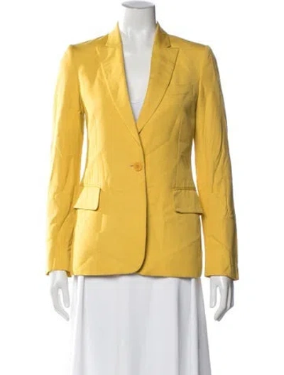 Pre-owned Stella Mccartney Blazer In Yellow
