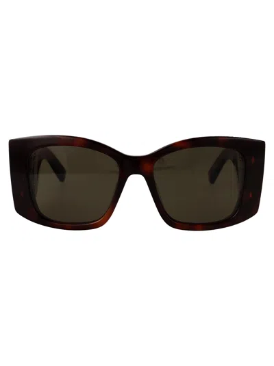 Stella Mccartney Blonde Havana Plastic Sunglasses