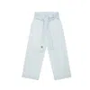 Stella Mccartney Cotton Cargo Cargo Pants In Blue