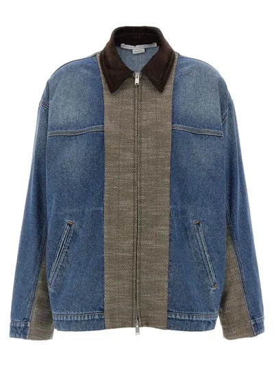 STELLA MCCARTNEY BLUE TWEED DENIM JACKET