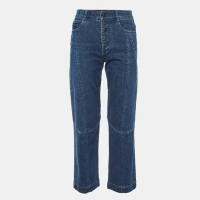Pre-owned Stella Mccartney Blue Denim Tapered Jeans S/waist 28"