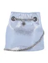 Stella Mccartney Mini Falabella Bucket Bag In Blue
