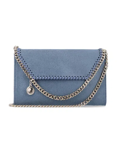 Stella Mccartney Blue Falabella Crossbody Wallet
