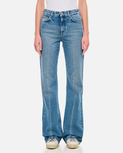 Stella Mccartney Blue Falabella Pocket Bootcut Jeans