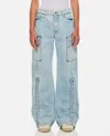 Stella Mccartney Cargo Jeans In Blue