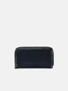Stella Mccartney Blue Recycled Polyester Wallet In Blue