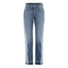 Stella Mccartney Blue Distressed Straight-leg Jeans For Women In Blue