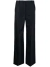 Stella Mccartney High-waist Straight Trousers In Blue