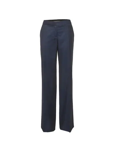 Pre-owned Stella Mccartney Blue Tailored Trousers