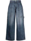 Stella Mccartney Wide-leg Jeans In Blue
