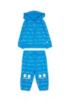 Stella Mccartney Blue Yeti Tracksuit For Baby Boy In Brown