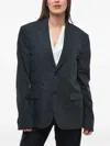 Stella Mccartney Bobby Single-breasted Blazer In Blue