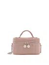 Stella Mccartney Rhinestone-embellished Top Handle Bag In Pink