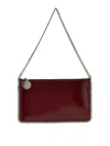 Stella Mccartney Falabella Chained Shoulder Bag In Dark Red