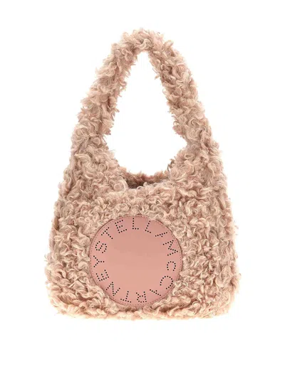 Stella Mccartney Small Shoulder Bag In Nude