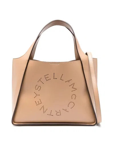 Stella Mccartney Stella Logo Tote Bag In Beige