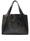 Stella Mccartney Large Tote With Logo In Brown