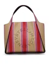 Stella Mccartney Bag In Multicolored Raffia In Multicolour