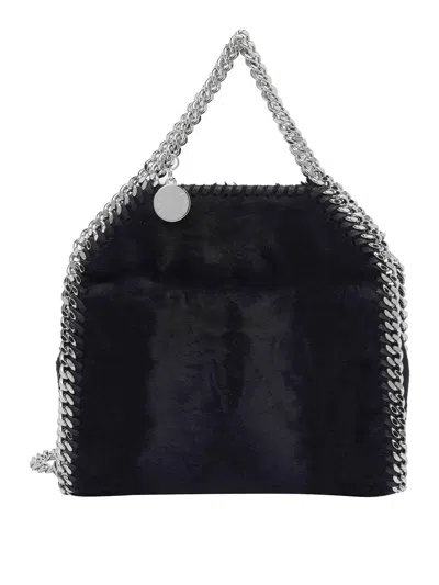 Stella Mccartney Micro Tote Falabella Bag In Black