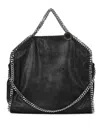 Stella Mccartney Falabella Three Chain Tote In Negro