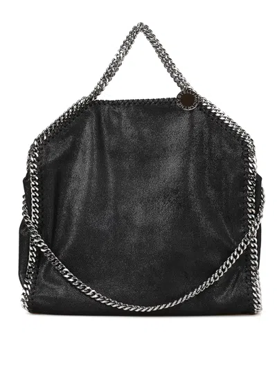 Stella Mccartney Falabella Three Chain Tote In Negro