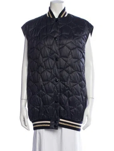 Pre-owned Stella Mccartney Bomber Jacket In Blue