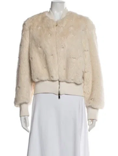 Pre-owned Stella Mccartney Bomber Jacket In Neutrals