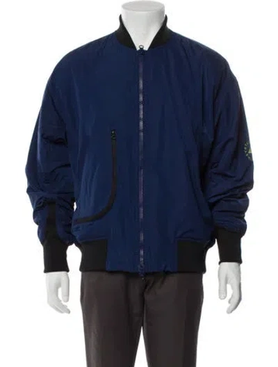 Pre-owned Stella Mccartney Bomber Jacket W/ Tags In Blue