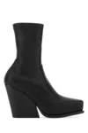 Stella Mccartney Women Black Alter Mat Cowboy Ankle Boots In Black