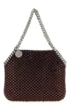 Stella Mccartney Borsa A Mano 'falabella Nano' In Burgundy